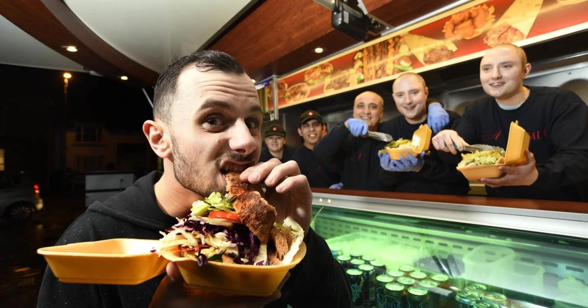 Kebab Van Filming Set