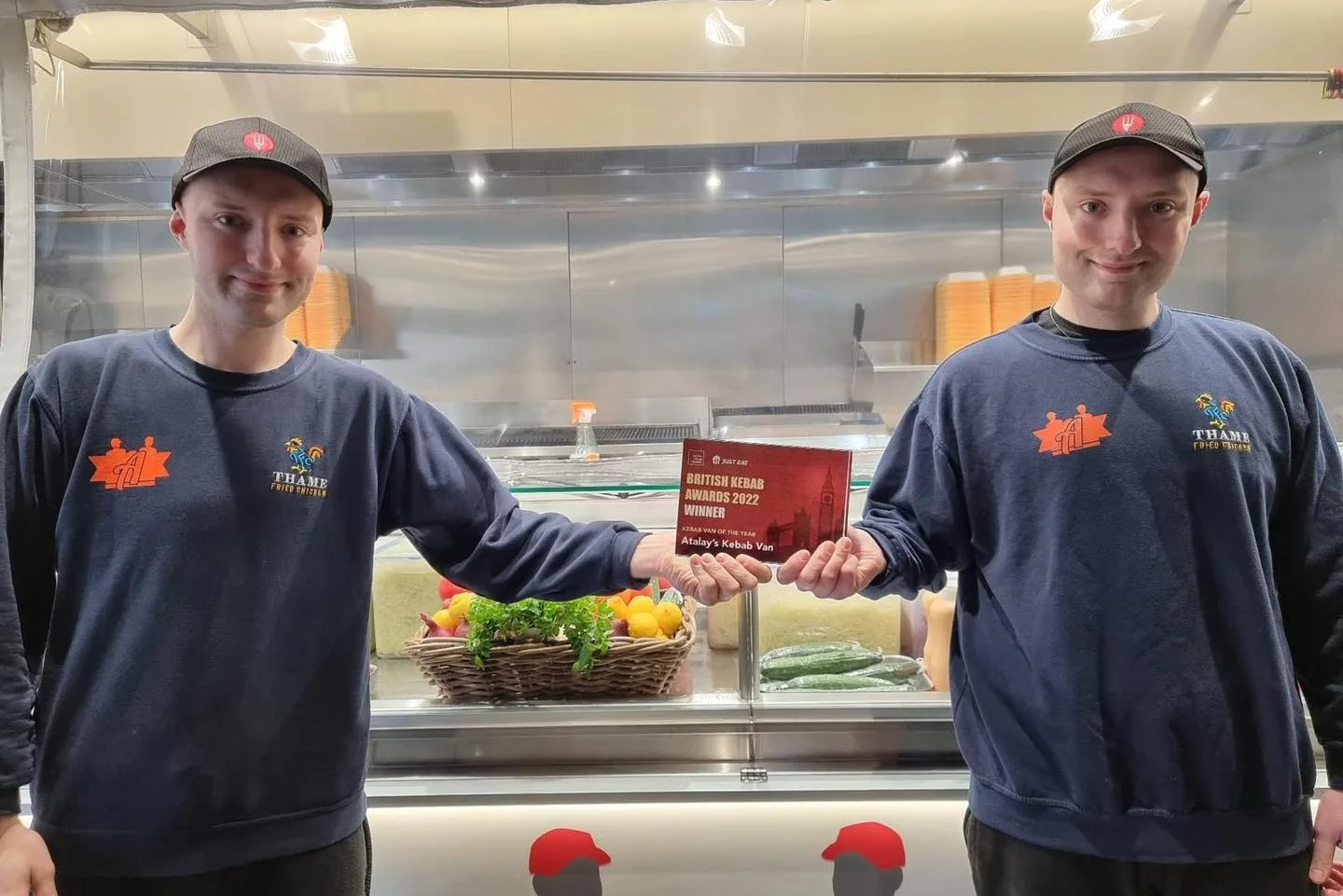 Jason and Josh Atalay in the kebab van